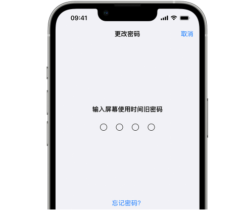 梓潼iPhone屏幕维修分享iPhone屏幕使用时间密码忘记了怎么办 