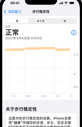 梓潼iPhone手机维修如何在iPhone开启'步行稳定性通知'