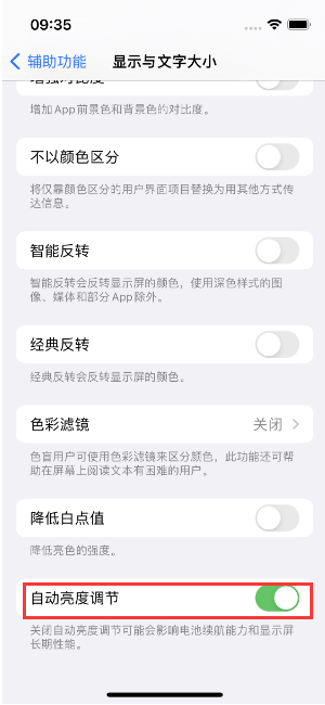 梓潼苹果15维修店分享iPhone 15 Pro系列屏幕亮度 